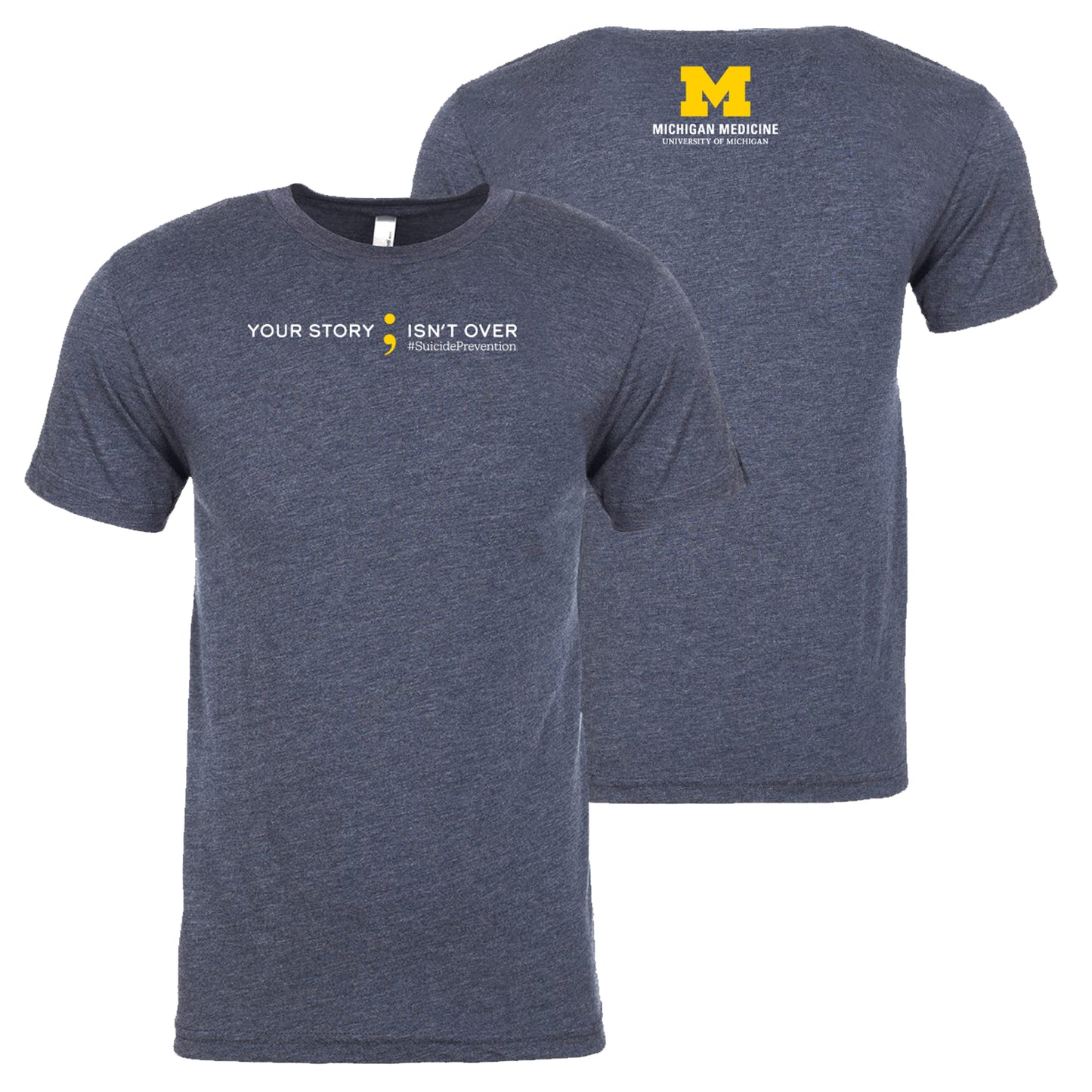 2025 Mental Health Matters Soft Adult T-Shirt - Vintage Navy