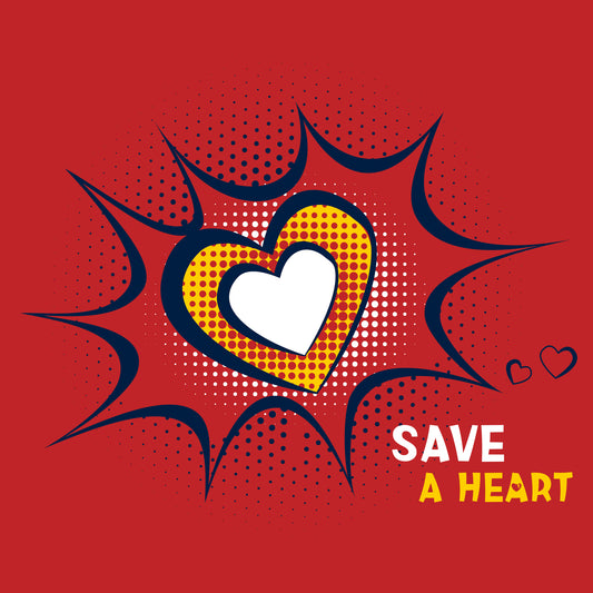 2024 Save A Heart Toddler T-Shirt - Red