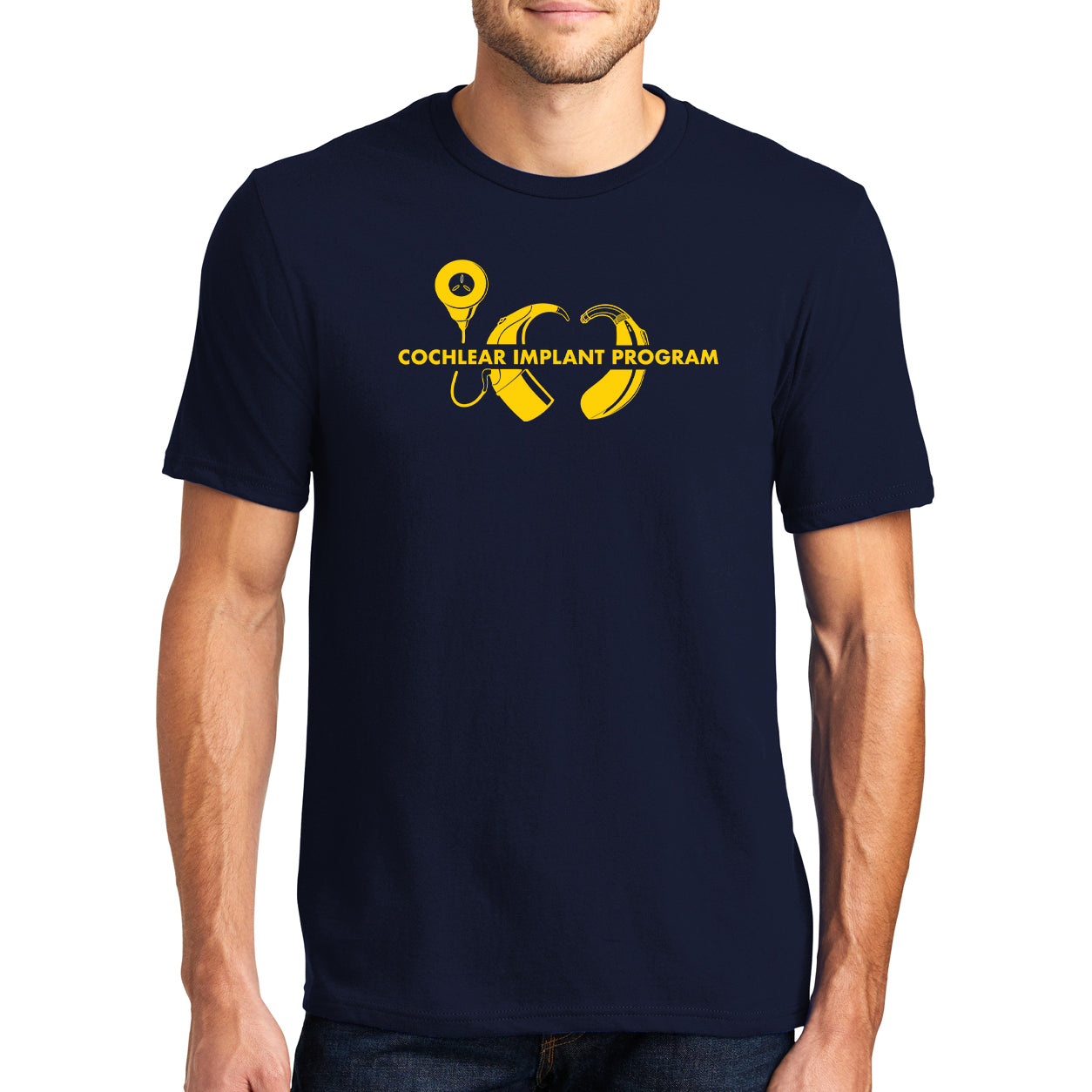 2024 Cochlear Implant Program Adult T-Shirt - Navy