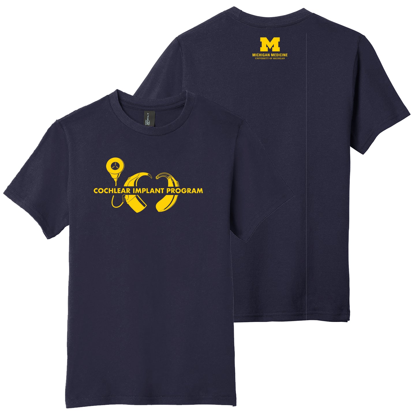 2024 Cochlear Implant Program Youth T-Shirt - Navy
