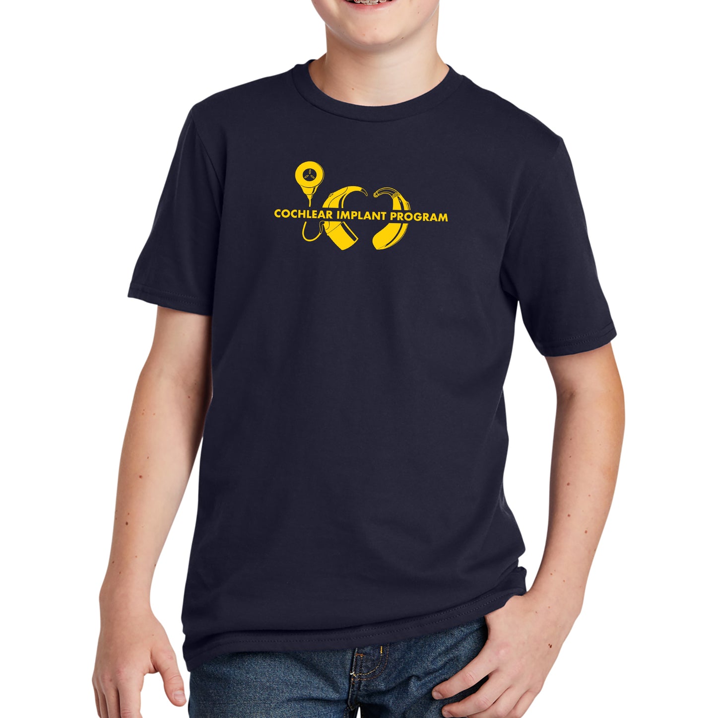 2024 Cochlear Implant Program Youth T-Shirt - Navy