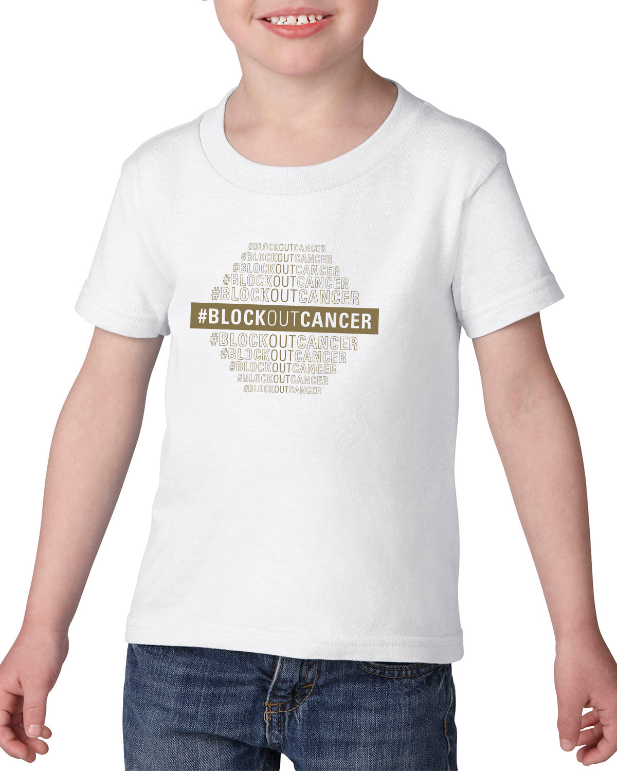 2021 Block Out Cancer Toddler T-Shirt - White