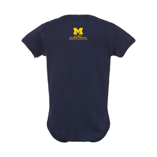 2022 Save A Heart Infant Onesie - Navy