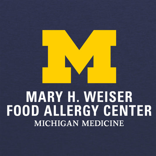 Weiser Food Allergy Center Adult T-Shirt - Navy