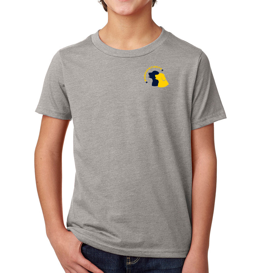 Paws4Patients Youth T-Shirt - Dark Heather Grey