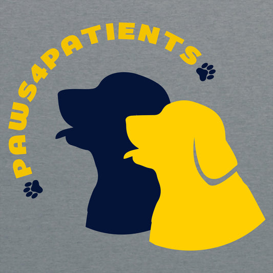 Paws4Patients Fleece Hooded Sweatshirt - Deep Heather