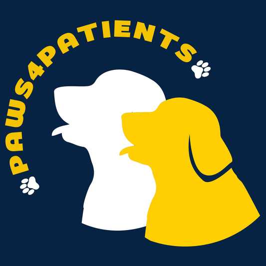 Paws4Patients Unisex Zip Hoodie - Navy