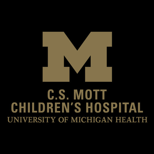 2022 Block Out Cancer Michigan Medicine Apparel Boys Tri Blend- Vintage Black