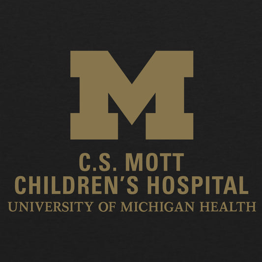 2022 Block Out Cancer Michigan Medicine TriBlend Long Sleeve- Vintage Black