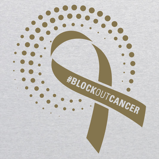 2022 Block Out Cancer Unisex Poly-Cotton Fleece Hoodie- Ash