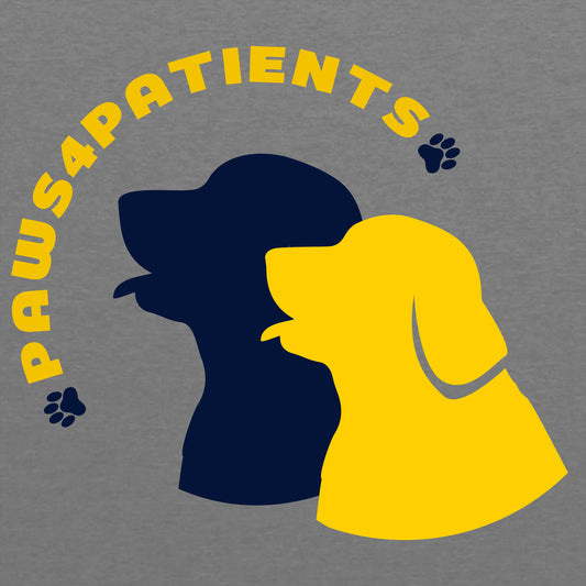 Paws4Patients Adult Triblend Longsleeve T-Shirt - Premium Heather