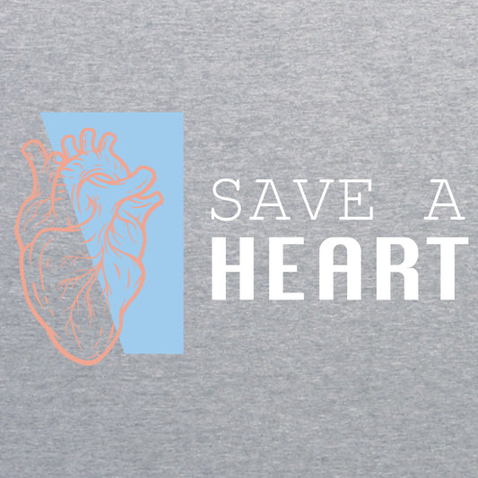2023 Save A Heart Gear Youth T-Shirt - Grey