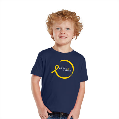 2023 Block Out Cancer Michigan Medicine Apparel Toddler Tee - Navy