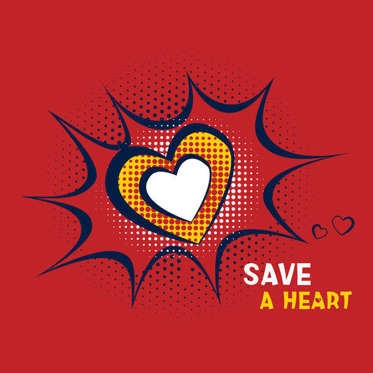 2024 Save A Heart Infant Onesie - Red