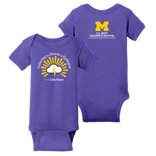 2025 Epilepsy Awareness Onesie - Purple