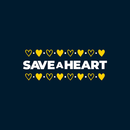 2026 Save A Heart Infant Onesie - Navy