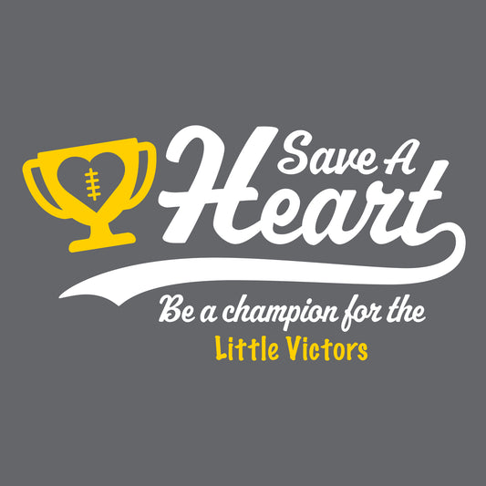 2025 Save A Heart Toddler T-Shirt - Charcoal