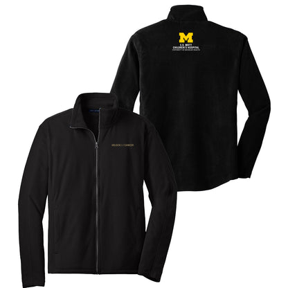 2021 Block Out Cancer Unisex Micro-fleece Jacket  - Black