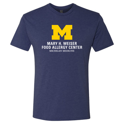 Weiser Food Allergy Center Adult T-Shirt - Navy