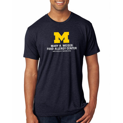 Weiser Food Allergy Center Adult T-Shirt - Navy