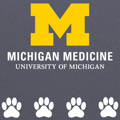 Paws4Patients Adult Triblend Longsleeve T-Shirt - Indigo Blue