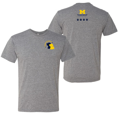 Paws4Patients Adult Triblend T-Shirt - Premium Heather