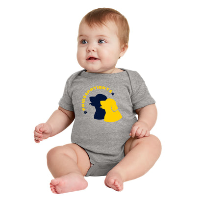Paws4Patients Infant Onesie - Heather Grey