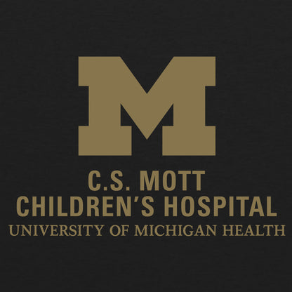 2022 Block Out Cancer Michigan Medicine TriBlend Long Sleeve- Vintage Black