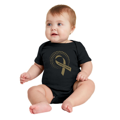 2022 Block Out Cancer Michigan Medicine Lap Shoulder Onesie- Black