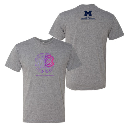 Epilepsy Awareness Adult Triblend Tee - Premium Heather