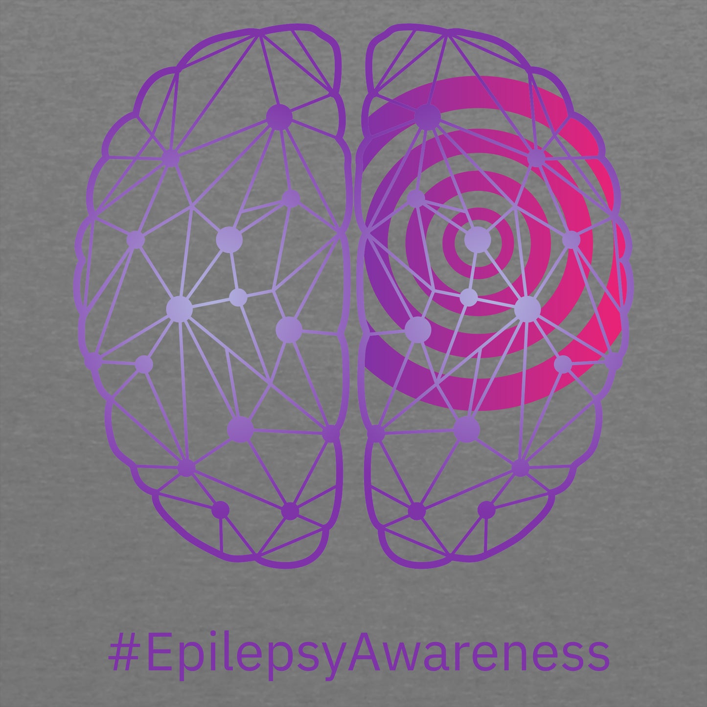 Epilepsy Awareness Adult Triblend Tee - Premium Heather