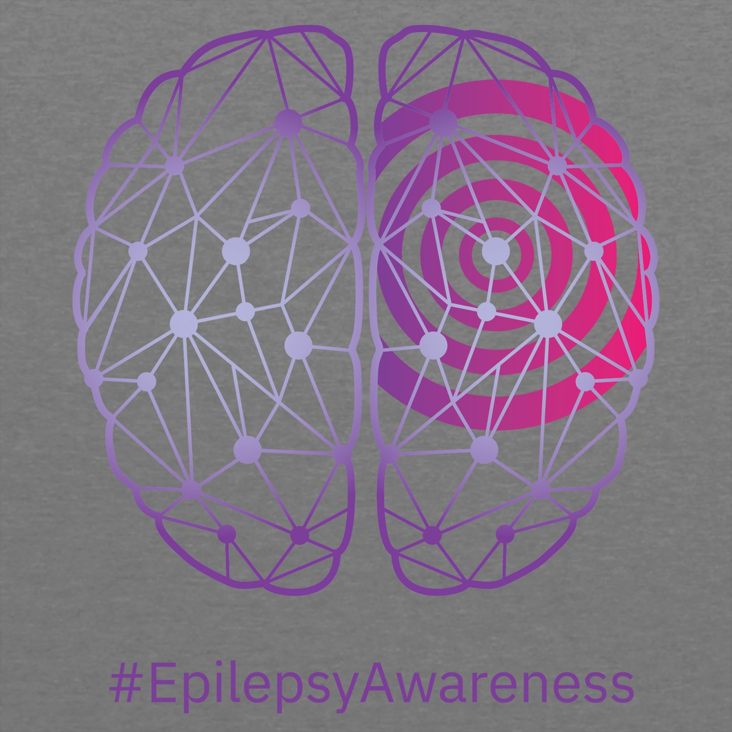 Epilepsy Awareness Toddler T-Shirt- Heather
