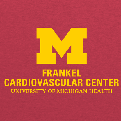 2023 Frankel CVC Heart Month TriBlend Tee - Vintage Red