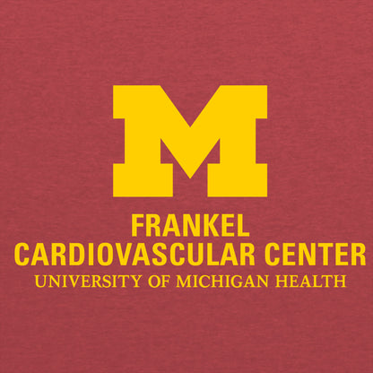 2023 Frankel CVC Heart Month TriBlend Long Sleeve Tee - Vintage Red