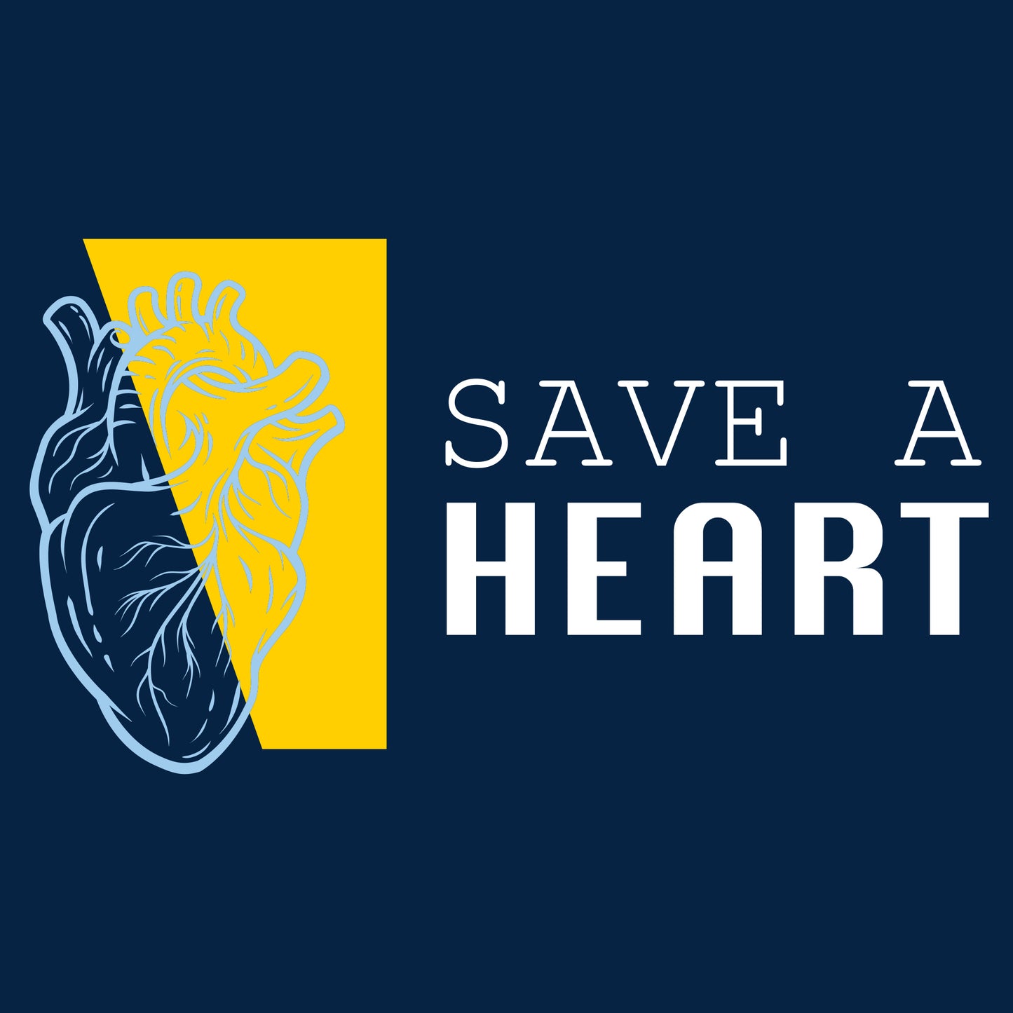 2023 Save A Heart Infant Onesie - Navy