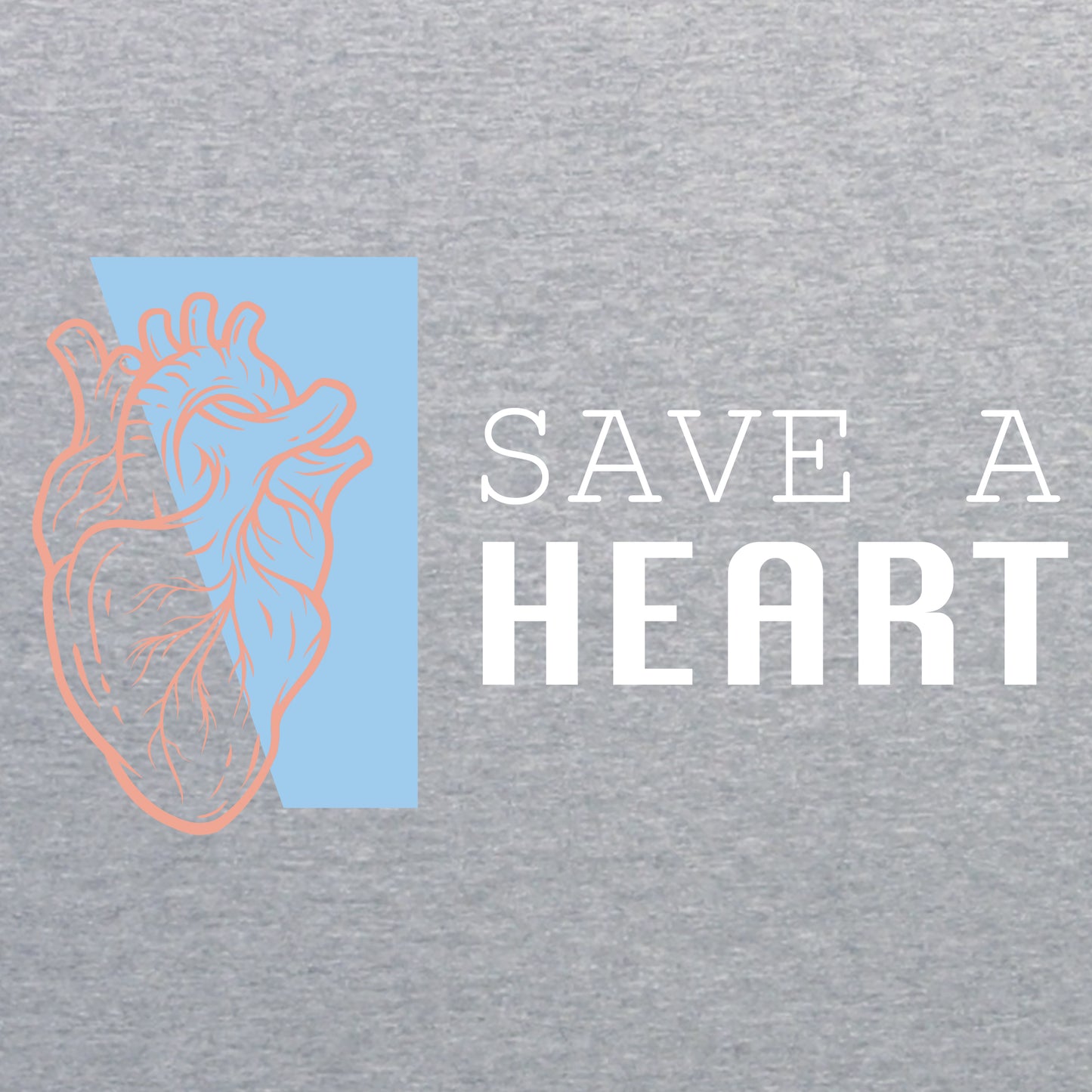 2023 Save A Heart Toddler T-Shirt - Grey